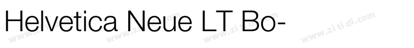 Helvetica Neue LT Bo字体转换 Helvetica Neue LT Bo字体转换